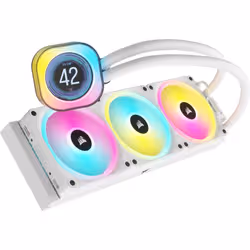 Corsair CW-9061010-WW système de refroidissement d’ordinateur Processeur Refroidisseur d'air 12 cm Blanc 3 pièce(s) - Vue supplémentaire 2