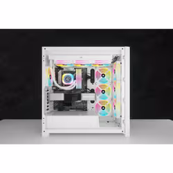 Corsair CW-9061010-WW système de refroidissement d’ordinateur Processeur Refroidisseur d'air 12 cm Blanc 3 pièce(s) - Vue supplémentaire 5