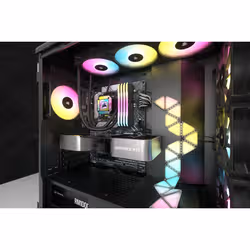 Corsair iCUE H150i ELITE CAPELLIX XT Processeur Refroidisseur de liquide tout-en-un 12 cm Noir 1 pièce(s) - Vue supplémentaire 6