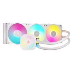 Corsair iCUE LINK TITAN RX RGB Processeur Refroidisseur de liquide tout-en-un 12 cm Blanc 1 pièce(s)