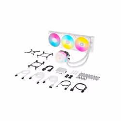 Corsair iCUE LINK TITAN RX RGB Processeur Refroidisseur de liquide tout-en-un 12 cm Blanc 1 pièce(s) - Vue supplémentaire 4