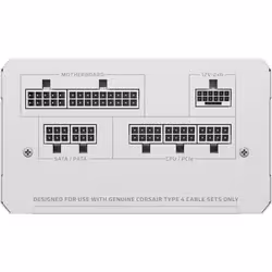 Corsair RMe Series CP-9020292-EU unité d'alimentation d'énergie 750 W 20+4 pin ATX ATX Blanc - Vue supplémentaire 3