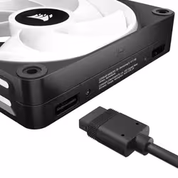 Corsair Air CO-9051002-WW système de refroidissement d’ordinateur Boitier PC Ventilateur 12 cm Noir 3 pièce(s) - Vue supplémentaire 2