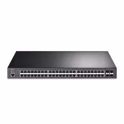 TP-Link JetStream TL-SG3452XP commutateur réseau Géré L2+ Gigabit Ethernet (10/100/1000) Connexion Ethernet, supportant l'alimentation via ce port (PoE) 1U Noir - Vue supplémentaire 2