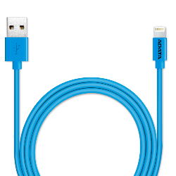 ADATA 1m, USB 2.0-A/Lightning Bleu