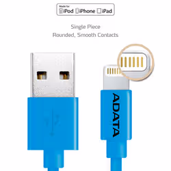 ADATA 1m, USB 2.0-A/Lightning Bleu - Vue supplémentaire 4