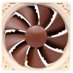 Noctua NF-P12 PWM système de refroidissement d’ordinateur Boitier PC Ventilateur 12 cm Marron, Blanc 1 pièce(s) - Vue supplémentaire 2