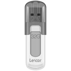 Lexar JumpDrive V100 lecteur USB flash 32 Go USB Type-A 3.2 Gen 1 (3.1 Gen 1) Gris, Blanc