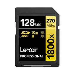 Lexar LSD1800128G-BNNNG mémoire flash 128 Go SDXC UHS-II Classe 10