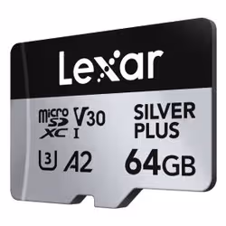 Lexar Professional SILVER PLUS 64 Go MicroSDXC UHS-I - Vue supplémentaire 2