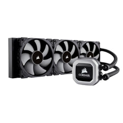 Corsair H150i PRO RGB 360mm Processeur Refroidisseur de liquide tout-en-un Noir, Gris