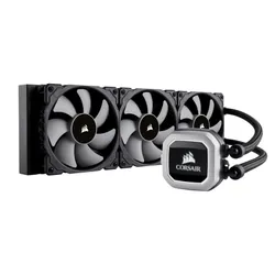 Corsair H150i PRO RGB 360mm Processeur Refroidisseur de liquide tout-en-un Noir, Gris