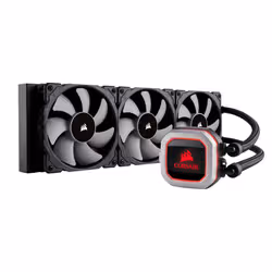 Corsair H150i PRO RGB 360mm Processeur Refroidisseur de liquide tout-en-un Noir, Gris - Vue supplémentaire 10