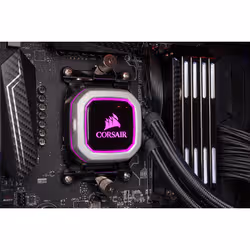 Corsair H150i PRO RGB 360mm Processeur Refroidisseur de liquide tout-en-un Noir, Gris - Vue supplémentaire 19