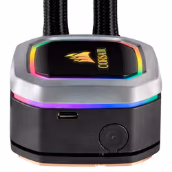 Corsair H115i Processeur Refroidisseur de liquide tout-en-un 14 cm Noir, Blanc - Vue supplémentaire 7