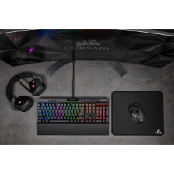 Corsair IRONCLAW RGB souris RF Wireless+Bluetooth+USB Type-A Optique 18000 DPI Droitier