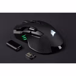Corsair IRONCLAW RGB souris RF Wireless+Bluetooth+USB Type-A Optique 18000 DPI Droitier - Vue supplémentaire 7