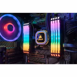 Corsair Vengeance RGB Pro CMW32GX4M2C3200C16 Barrette Mémoire 32 Go 2 x 16 Go DDR4 3200 MHz - Vue supplémentaire 2
