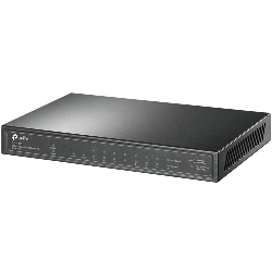 TP-Link TL-SG1210P commutateur réseau Non-géré Gigabit Ethernet (10/100/1000) Connexion Ethernet, supportant l'alimentation via ce port (PoE) Gris (TL-SG1210P)