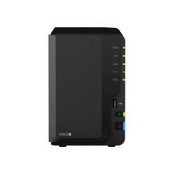 Synology DiskStation DS220+ serveur de stockage NAS Compact Ethernet/LAN Noir J4025