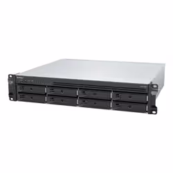 Synology RackStation RS1226RP+ serveur de stockage NAS Rack (2 U) AMD Ryzen V1500B 4 Go DDR4 0 To Synology DSM Noir - Vue supplémentaire 2