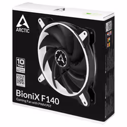 ARCTIC BioniX F140 Boitier PC Ventilateur 14 cm Noir, Blanc - Vue supplémentaire 5