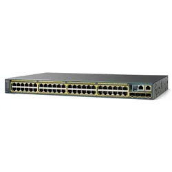 Cisco Catalyst 2960-S Géré L2 Gigabit Ethernet (10/100/1000) Connexion Ethernet, supportant l'alimentation via ce port (PoE) 1U Noir