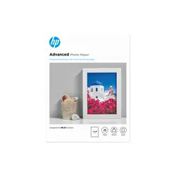 HP Papier photo Advanced, brillant, 250 g/m2, 13 x 18 cm (127 x 178 mm), 25 feuilles