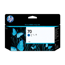 HP 70 cartouche d'encre bleue 130 ml
