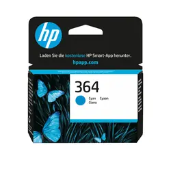 HP 364 Cyan Original Ink Cartridge cartouche d'encre 1 pièce(s) Rendement standard