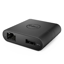 DELL DA200 station d'accueil Avec fil USB 3.2 Gen 1 (3.1 Gen 1) Type-C Noir