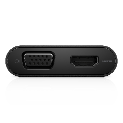 DELL DA200 station d'accueil Avec fil USB 3.2 Gen 1 (3.1 Gen 1) Type-C Noir