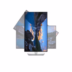 DELL UltraSharp U2422H LED display 24" Full HD LCD Noir, Argent - Vue supplémentaire 5