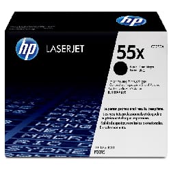 HP 55X toner LaserJet noir grande capacité authentique