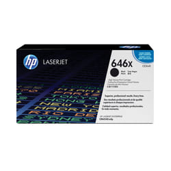 HP 646X toner LaserJet noir haute capacité authentique