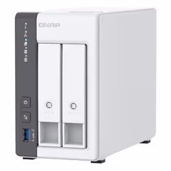 QNAP TS-216G serveur de stockage NAS Tower Cortex-A Cortex-A55 4 Go HDD Blanc - Vue supplémentaire 5