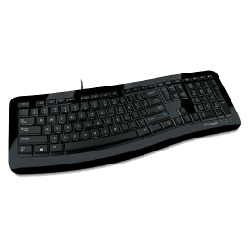 Microsoft Comfort Curve Keyboard 3000 clavier USB Noir