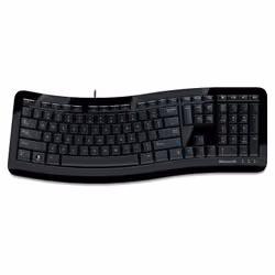 Microsoft Comfort Curve Keyboard 3000 clavier USB Noir - Vue supplémentaire 3