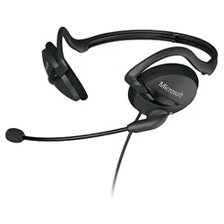 Microsoft LifeChat LX-2000 Casque Avec fil Minerve Appels/Musique Noir