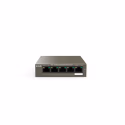 Tenda TEF1105P-4-63W Non-géré Fast Ethernet (10/100) Connexion Ethernet, supportant l'alimentation via ce port (PoE) Noir - Vue supplémentaire 2