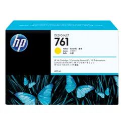 HP 761 cartouche d'encre DesignJet jaune, 400 ml