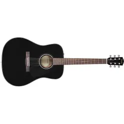 Fender CD-60 DREAD V3 DS Guitare acoustique Dreadnought 6 cordes Noir, Noyer