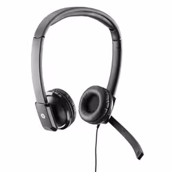 HP QK550AA écouteur/casque Avec fil Arceau Bureau/Centre d'appels Noir - Vue supplémentaire 2