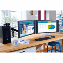HP QK550AA écouteur/casque Avec fil Arceau Bureau/Centre d'appels Noir - Vue supplémentaire 4