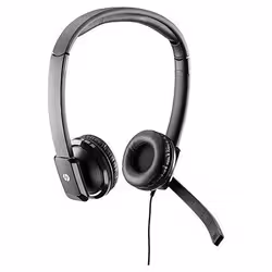 HP QK550AA écouteur/casque Avec fil Arceau Bureau/Centre d'appels Noir - Vue supplémentaire 5
