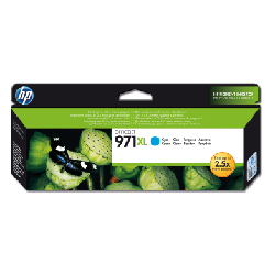 HP 971XL cartouche d'encre cyan grande capacité authentique