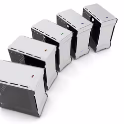 Phanteks Enthoo Evolv mATX Micro Tower Argent - Vue supplémentaire 16