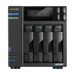 Asustor LOCKERSTOR 4 Gen2 (AS6704T) NAS Bureau Intel® Celeron® N N5105 4 Go DDR4 0 To ADM Noir