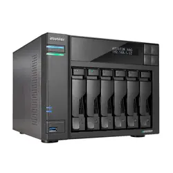 Asustor LOCKERSTOR 6 NAS Bureau IntelÂź CeleronÂź N5105 8 Go DDR4 HDD ADM Noir