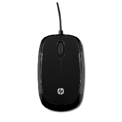 HP Souris filaire X1200 (noir brillant)